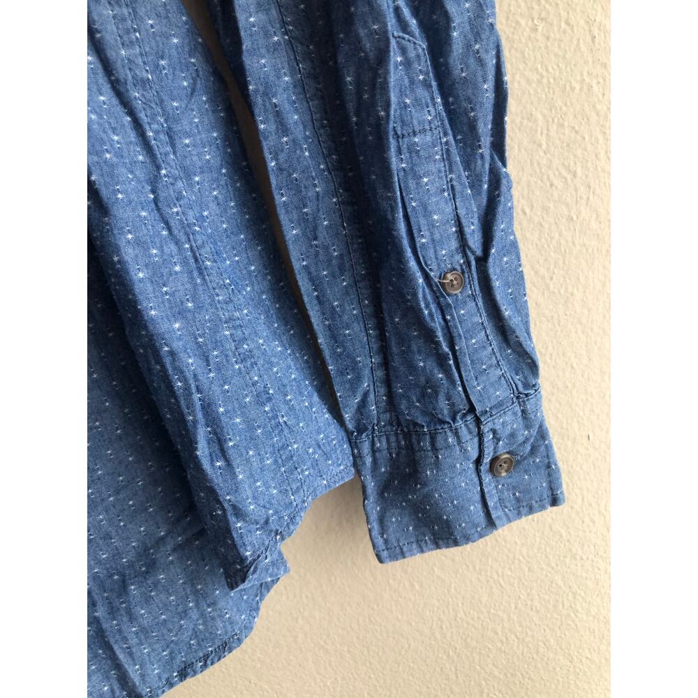 Jachs Girlfriend Women Blue Button Shirt Size Small - Picture 5 of 8